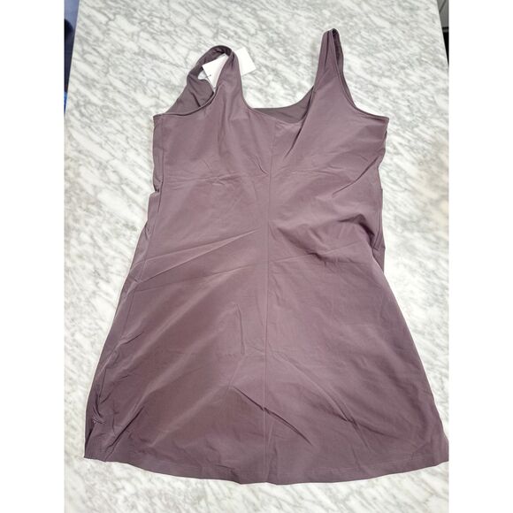 Nike Bliss Luxe Women Large Training tennis Dress Built-In Shorts purple DA0155 - Picture 3 of 14